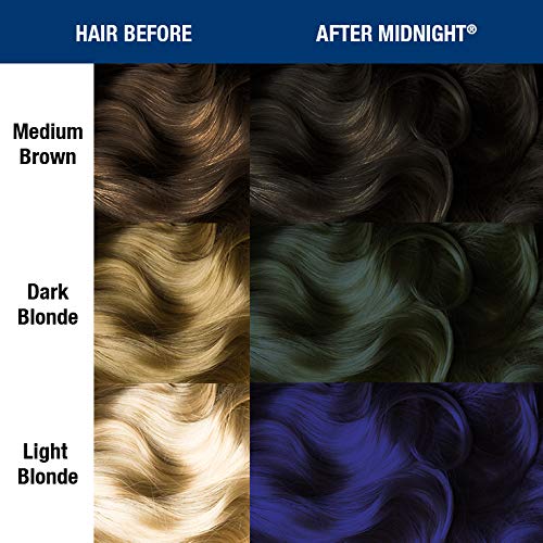 MANIC PANIC Classic After Midnight Semi Permanent Hair Color - Dark Blue Hair Dye for Women & Men That Lasts 4-6 Weeks - Vegan, Ammonia & Cruelty-Free - Create & Mix Custom Shades (4oz / 3pk) - Image 4