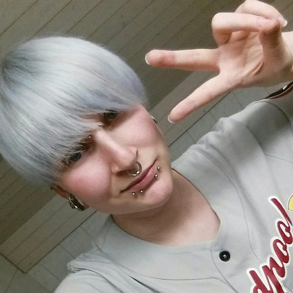 MANIC PANIC Classic Blue Steel Semi Permanent Hair Color - Cool Silver Hair Dye for Women & Men That Lasts 4-6 Weeks - Vegan, Ammonia & Cruelty-Free - Create & Mix Custom Shades (4oz) - Image 5