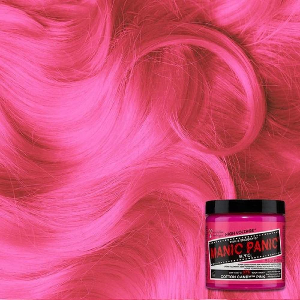 MANIC PANIC Classic Cotton Candy Pink Semi Permanent Hair Color - Bright Pink Hair Dye for Women & Men That Lasts 4-6 Weeks - Vegan, Ammonia & Cruelty-Free - Create & Mix Custom Shades (4oz / 3pk) - Image 3