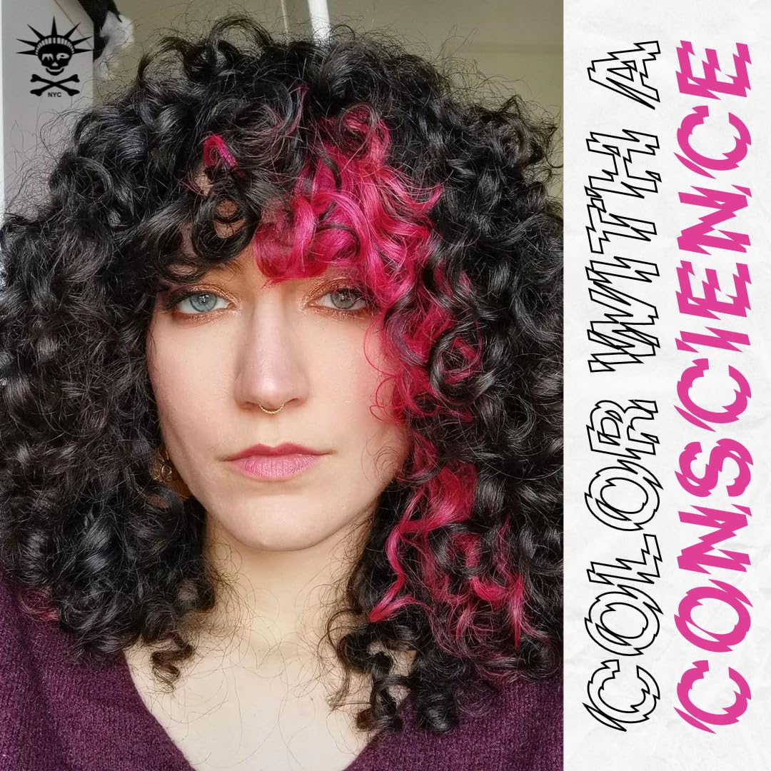 MANIC PANIC Classic Hot Hot Pink Semi Permanent Hair Color - Neon Pink Hair Dye for Women & Men That Lasts 4-6 Weeks - Vegan, Ammonia & Cruelty-Free - Create & Mix Custom Shades (4oz / 3pk) - Image 6