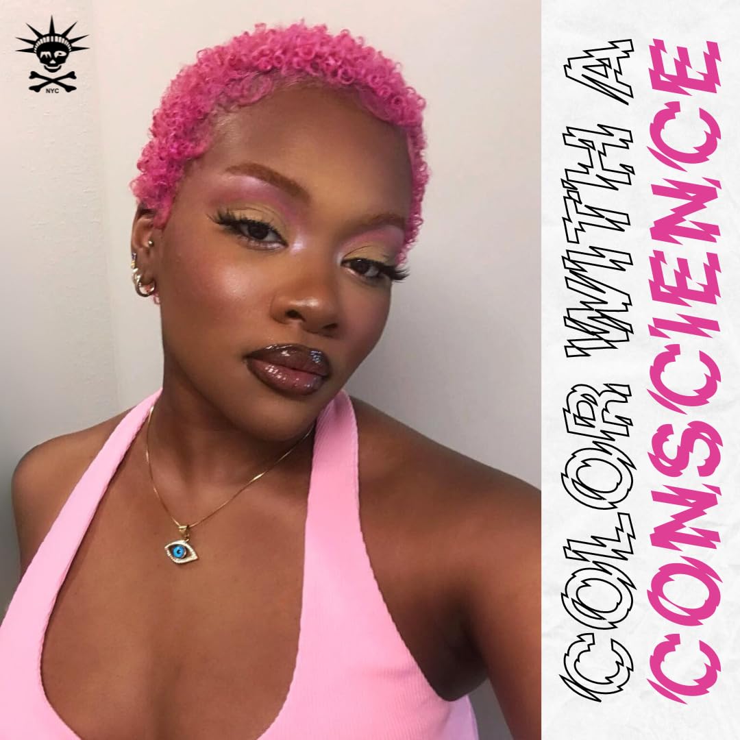 MANIC PANIC Classic Hot Hot Pink Semi Permanent Hair Color - Neon Pink Hair Dye for Women & Men That Lasts 4-6 Weeks - Vegan, Ammonia & Cruelty-Free - Create & Mix Custom Shades (4oz / 3pk) - Image 7