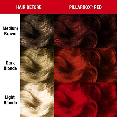 MANIC PANIC Classic Pillarbox Red Semi Permanent Hair Color - True Red Hair Dye for Women & Men That Lasts 4-6 Weeks - Vegan, Ammonia & Cruelty-Free - Create & Mix Custom Shades (4oz / 2pk) - Image 4
