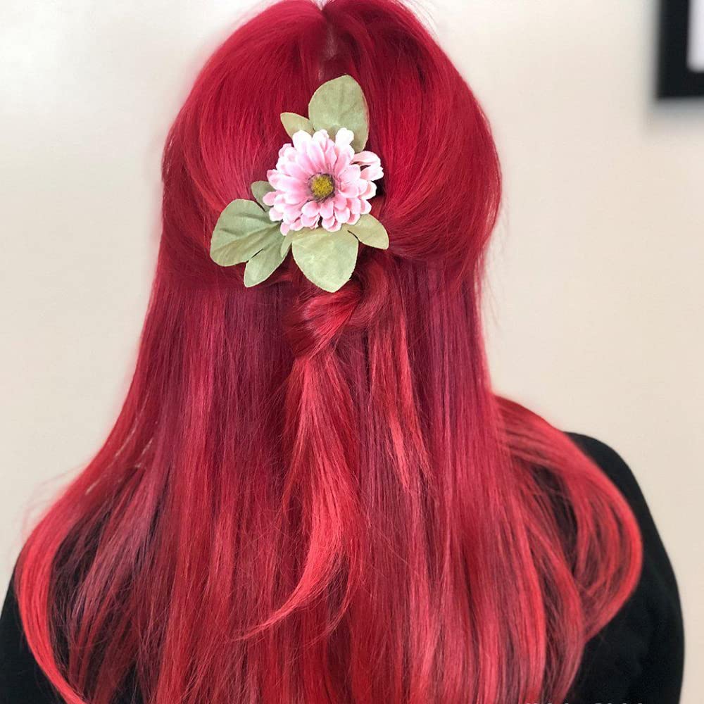 MANIC PANIC Classic Red Passion Semi Permanent Hair Color - Medium Cherry Red Hair Dye for Women & Men That Lasts 4-6 Weeks - Vegan, Ammonia & Cruelty-Free - Create & Mix Custom Shades (4oz / 2pk) - Image 6