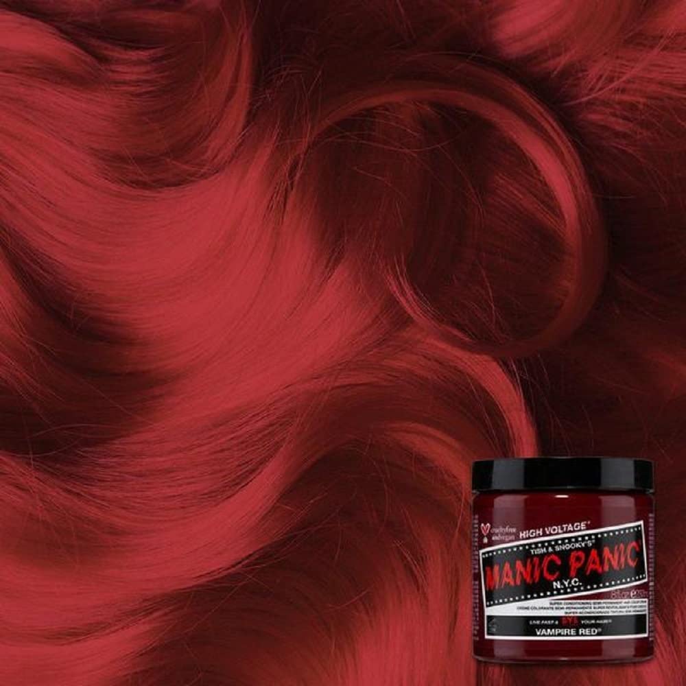 MANIC PANIC Red & Revive Bundle with Vampire Red Hair Color & Mermaid Mask pH Treatment for Dry Hair - Image 3