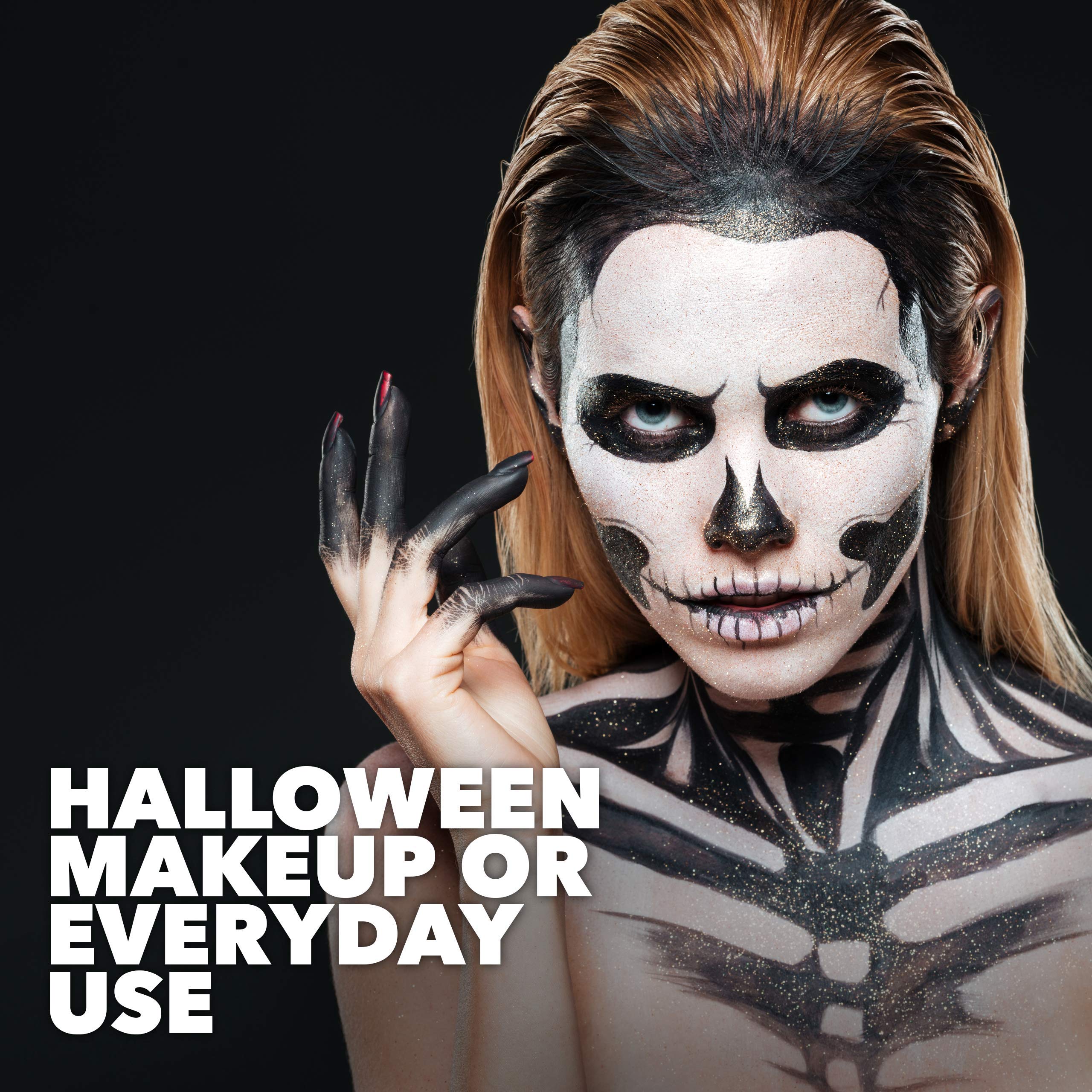 MANIC PANIC Dreamtone White Liquid Foundation Bundle with Blue Moon Face & Body Paint Makeup - Image 4