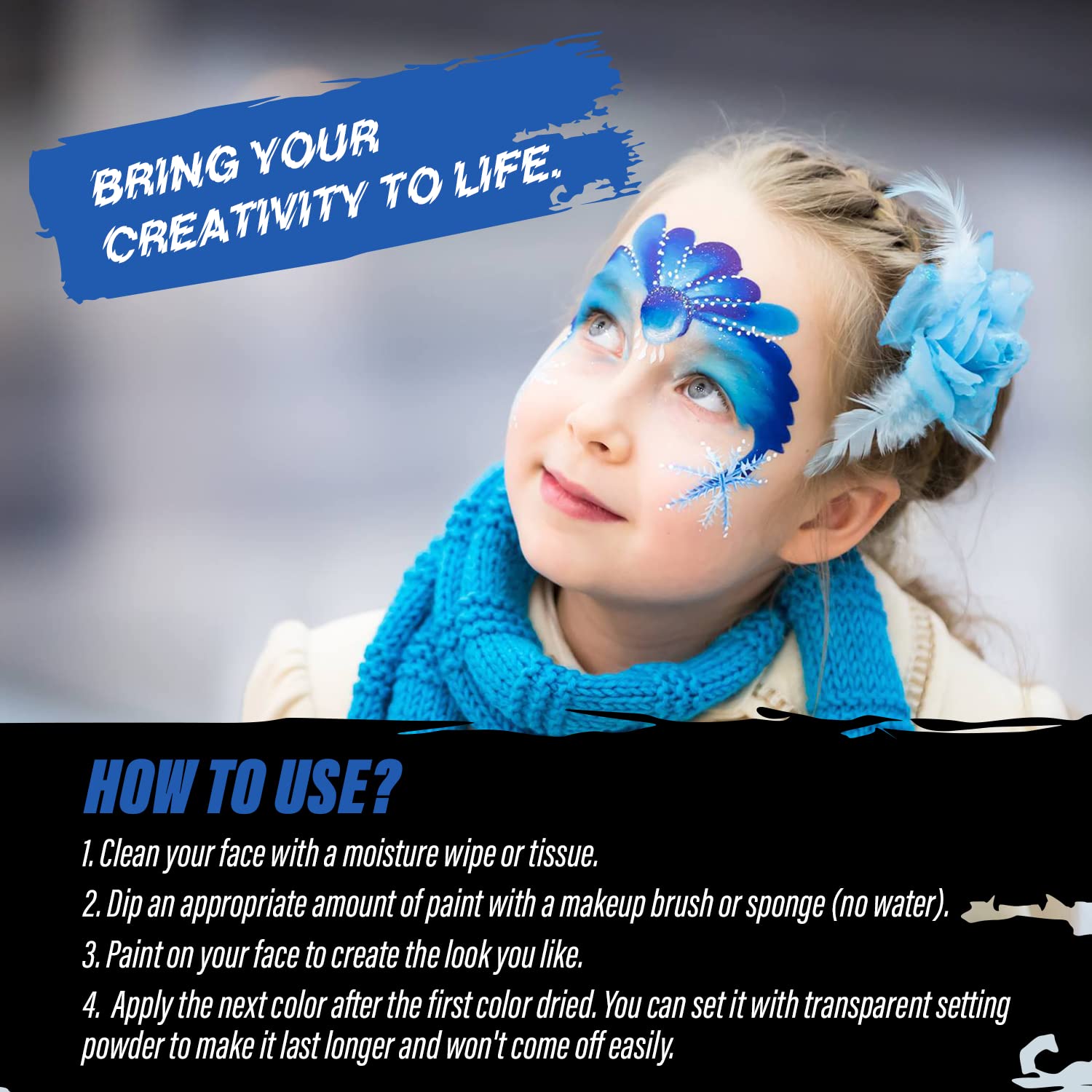 Manic Panic Blue Moon Face & Body Paint - Image 5