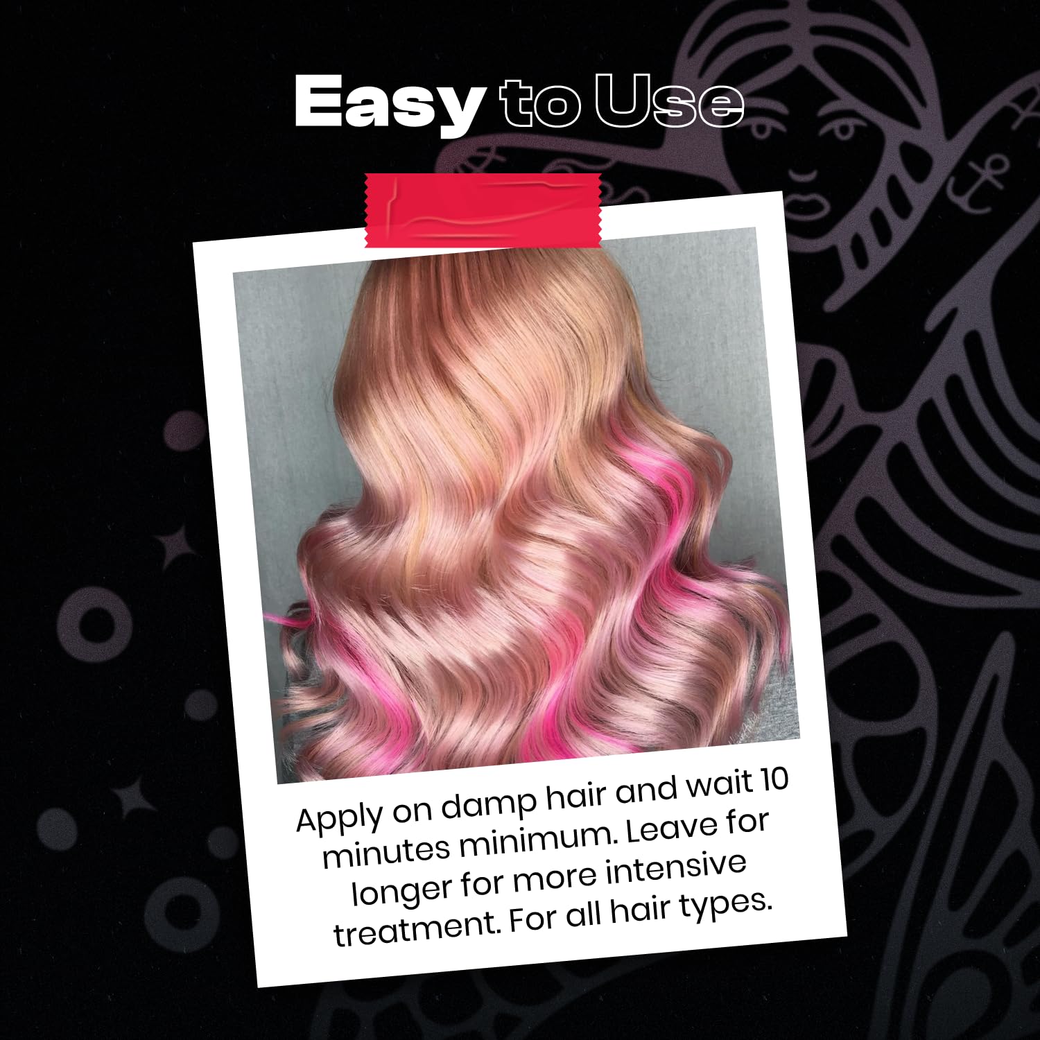 MANIC PANIC Red & Revive Bundle with Vampire Red Hair Color & Mermaid Mask pH Treatment for Dry Hair - Image 7