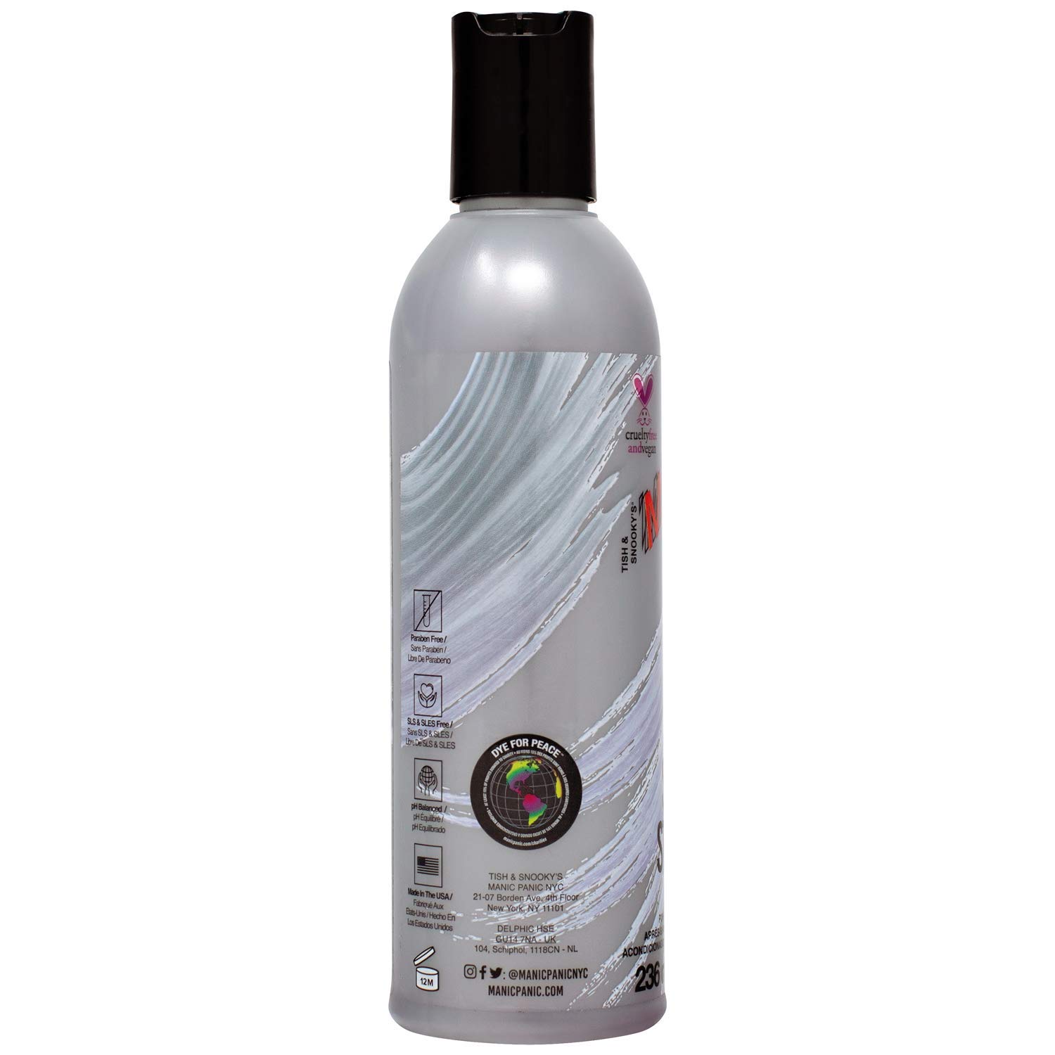 MANIC PANIC Silver Stiletto Purple Color Depositing Conditioner - Purple Conditioner for Blonde, Grey, Purple & Blue Hair - Neutralizes Brass & Yellow Tones - Vegan & Cruelty-Free (8oz) - Image 6